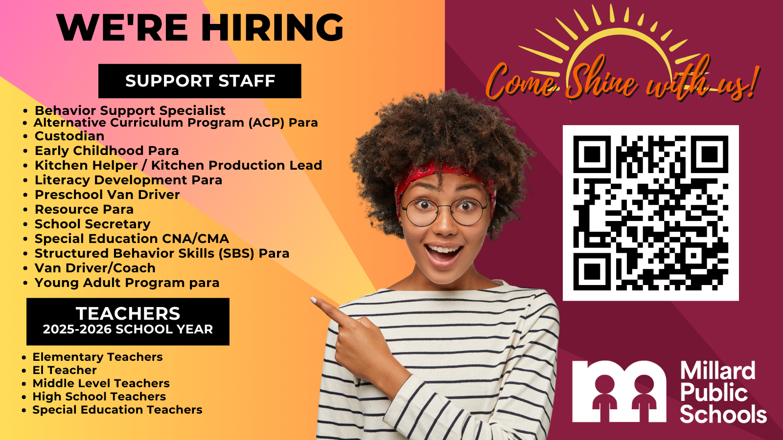 We're Hiring!