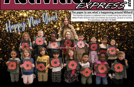 January cover of the Activities Express