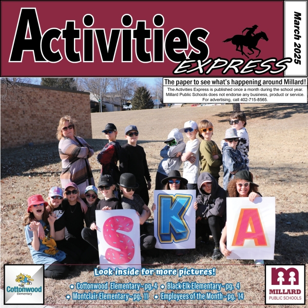 March cover of the Activities Express